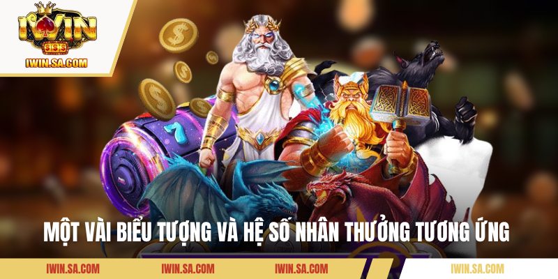 Nổ Hũ Võ Lâm Truyền Kỳ – Tựa Game Đình Đám Gây Sốt Tại IWIN 2 Một vài biểu tượng và hệ số nhân thưởng tương ứng