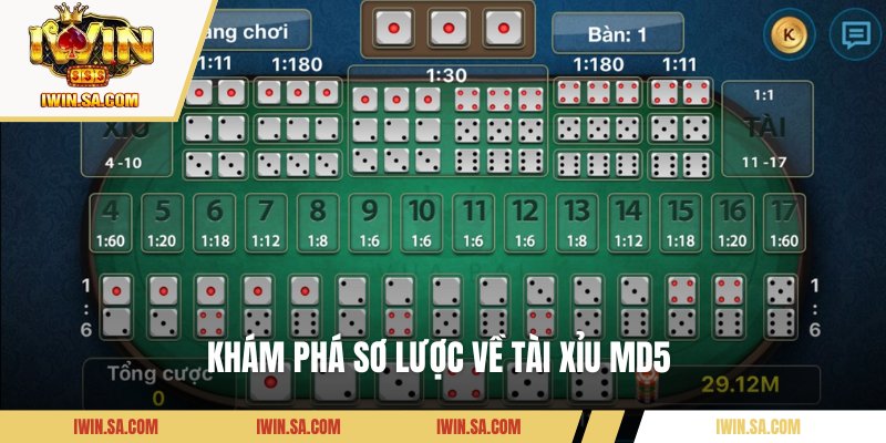 Tài Xỉu MD5 – Tựa Game Khuấy Đảo IWIN Năm 2025 1 Khám phá sơ lược về tài xỉu MD5